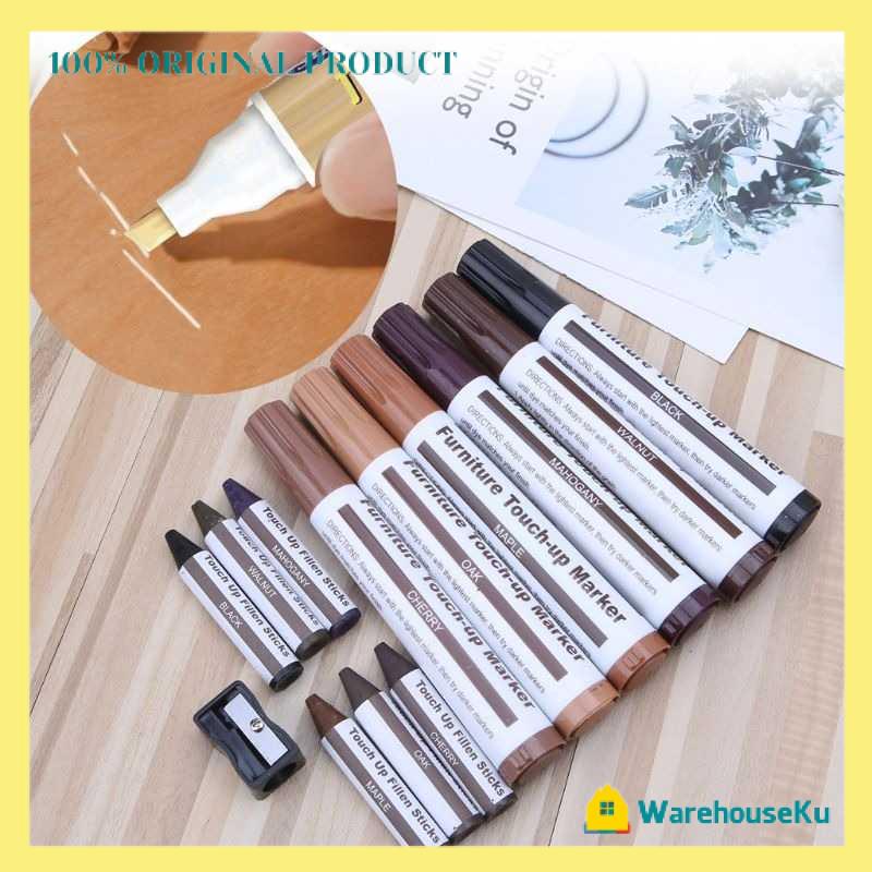 

Set Spidol Pewarna Kayu Wood Repair Sticks Marker 12 PCS