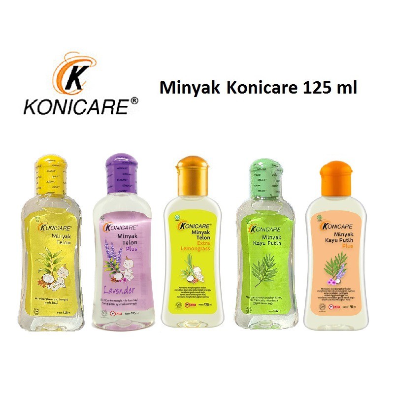 Konicare Minyak Telon | Telon Plus | Kayu Putih | Kayu Putih Plus - 125ml