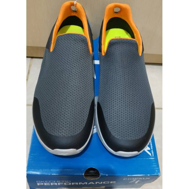 Sepatu Pria Skechers Original Go Walk 4 Incredible Grey Size 11