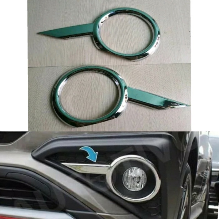 GARNISH Ring Foglamp CHROME Mobil All New RUSH 2018-2021