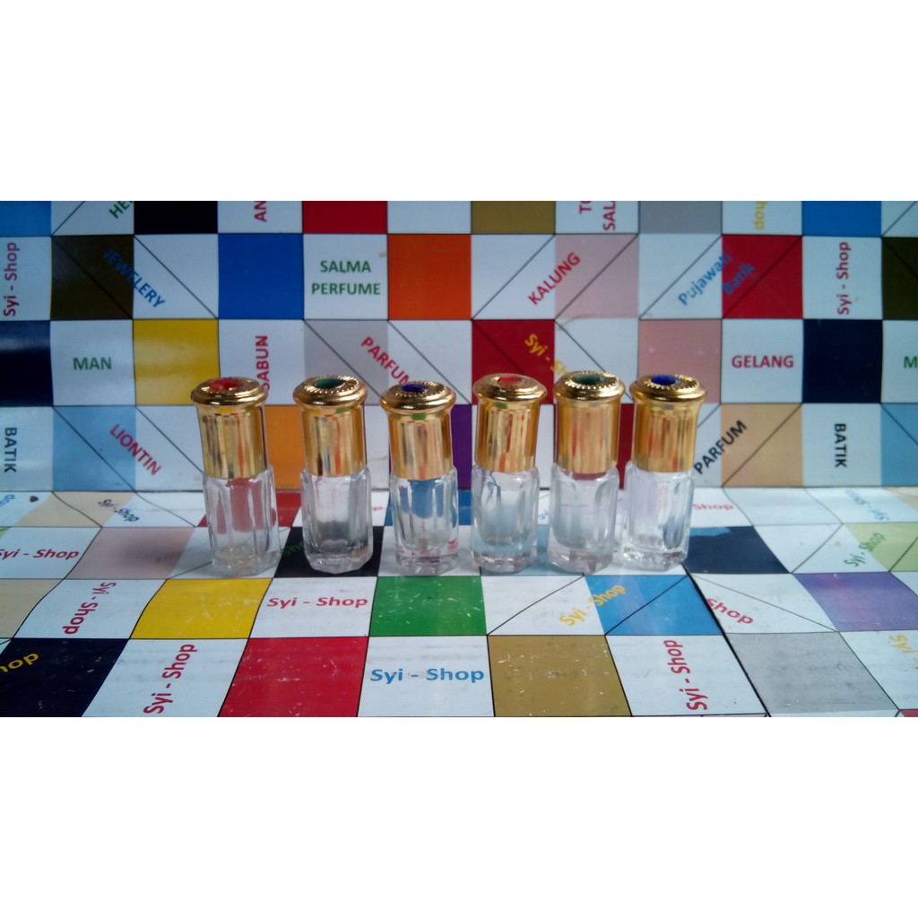 Botol Parfum Roll On 3 ml  Permata