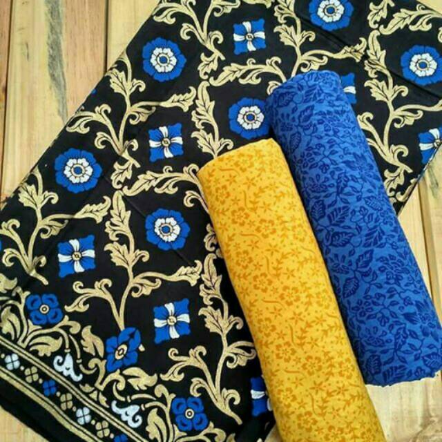 Kain batik prada set kain embos