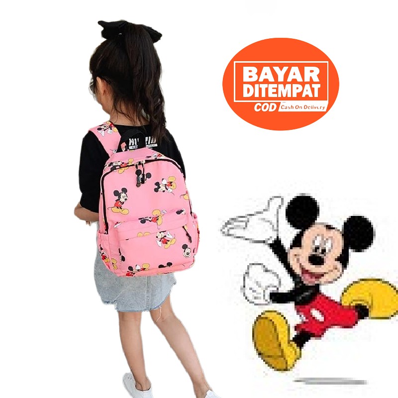 TAS RANSEL ANAK DISNEY MICKEY LUCU / TAS RANSEL ANAK MINNIE / TAS RANSEL BACKPACK ANAK