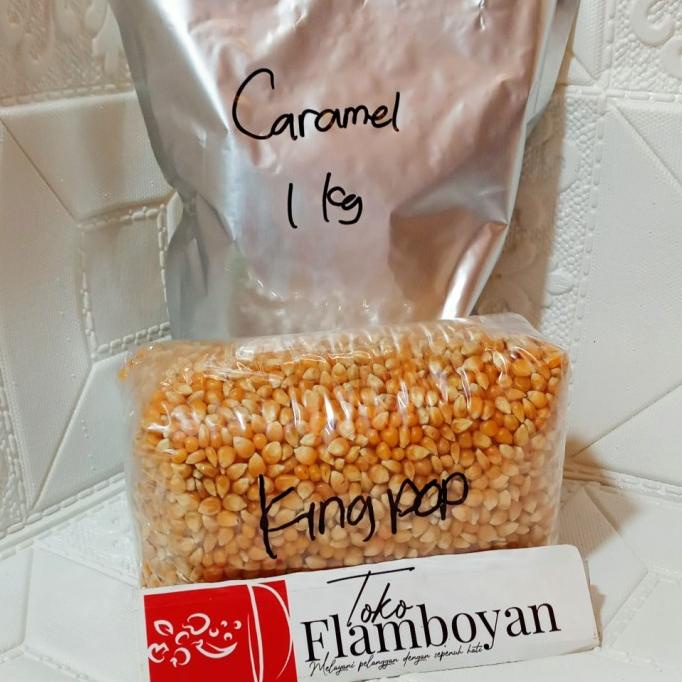 

JAGUNG POPCORN KINGPOP PAKET CARAMEL GLAZE 1KG