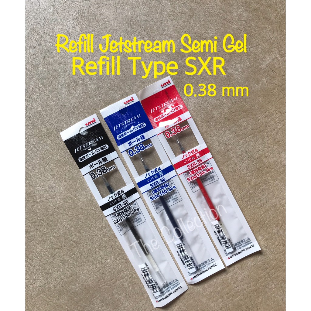 

ATK0606UN REFILL SEMI GEL 0.38 SXR-38 Jetstream Pulpen isi ulang pen