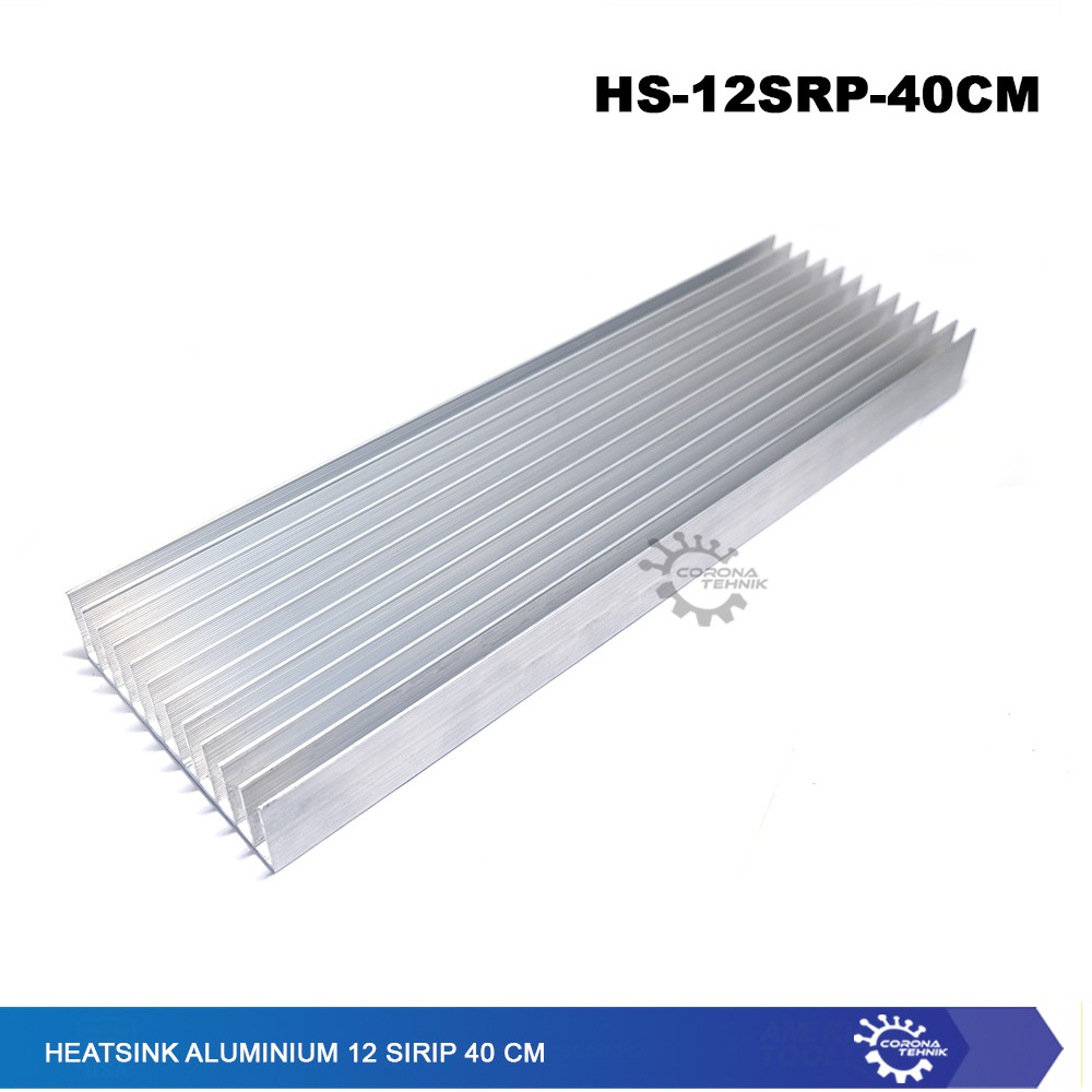 12 Sirip 40 cm Heatsink Aluminium