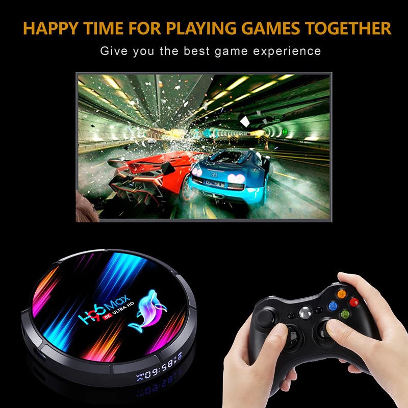 H96 MAX X3 - Android OS Smart TV Box 8K UHD - RAM 4GB ROM 128GB