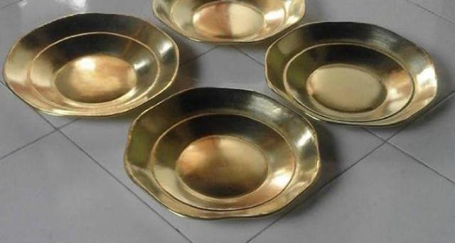 Hiolo Tempat Dupa Buhur Kemenyan Bokor Hio Lo Kuningan Ada Tutup Antiques