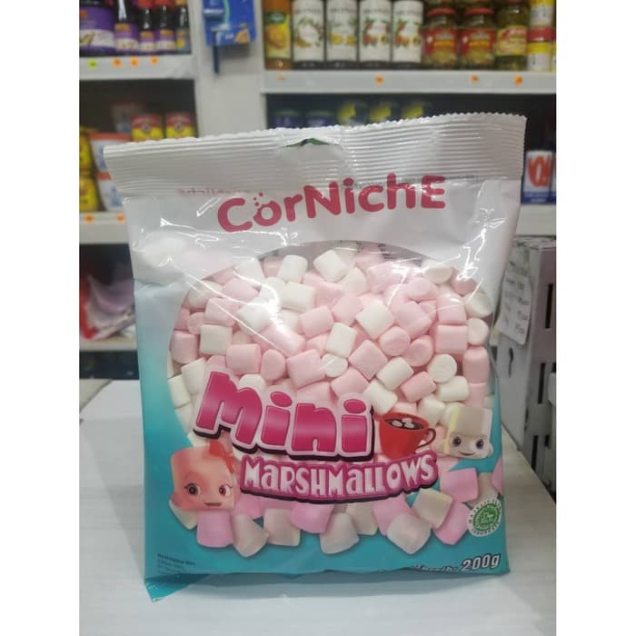 

CORNICHE MINI MARSHMALLOWS 200G