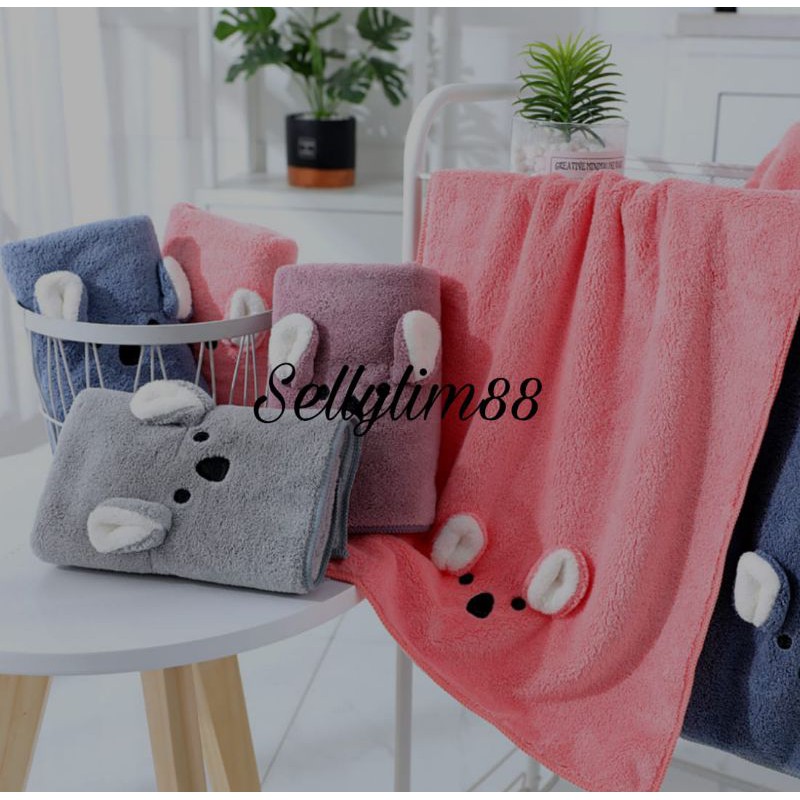 (kecil) handuk kecil ukuran 35x75cm bahan lembut