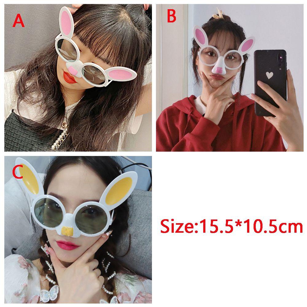 R-flower Kacamata Hitam Hias Pesta protectionProm Perayaan Liburan Selfie Props