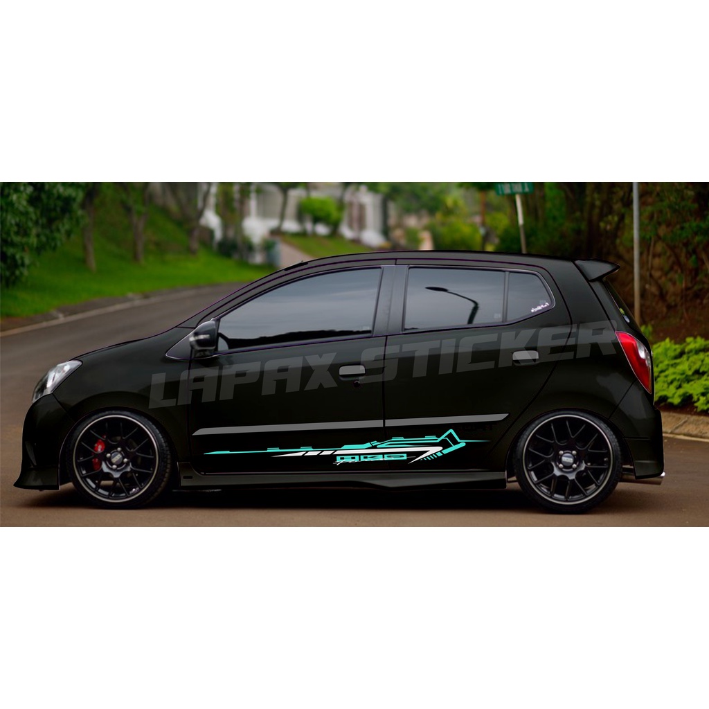 stiker body mobil striping body mobil agya ayla cutting sticker list body mobil