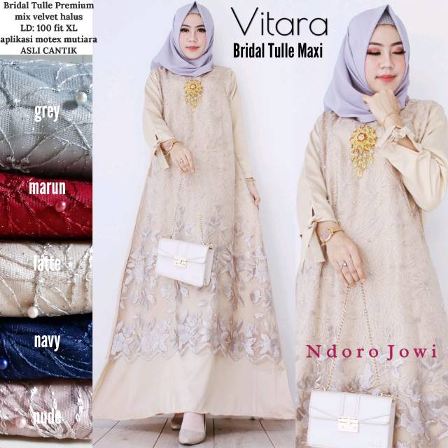 VITARA BRIDAL TULLE MAXY