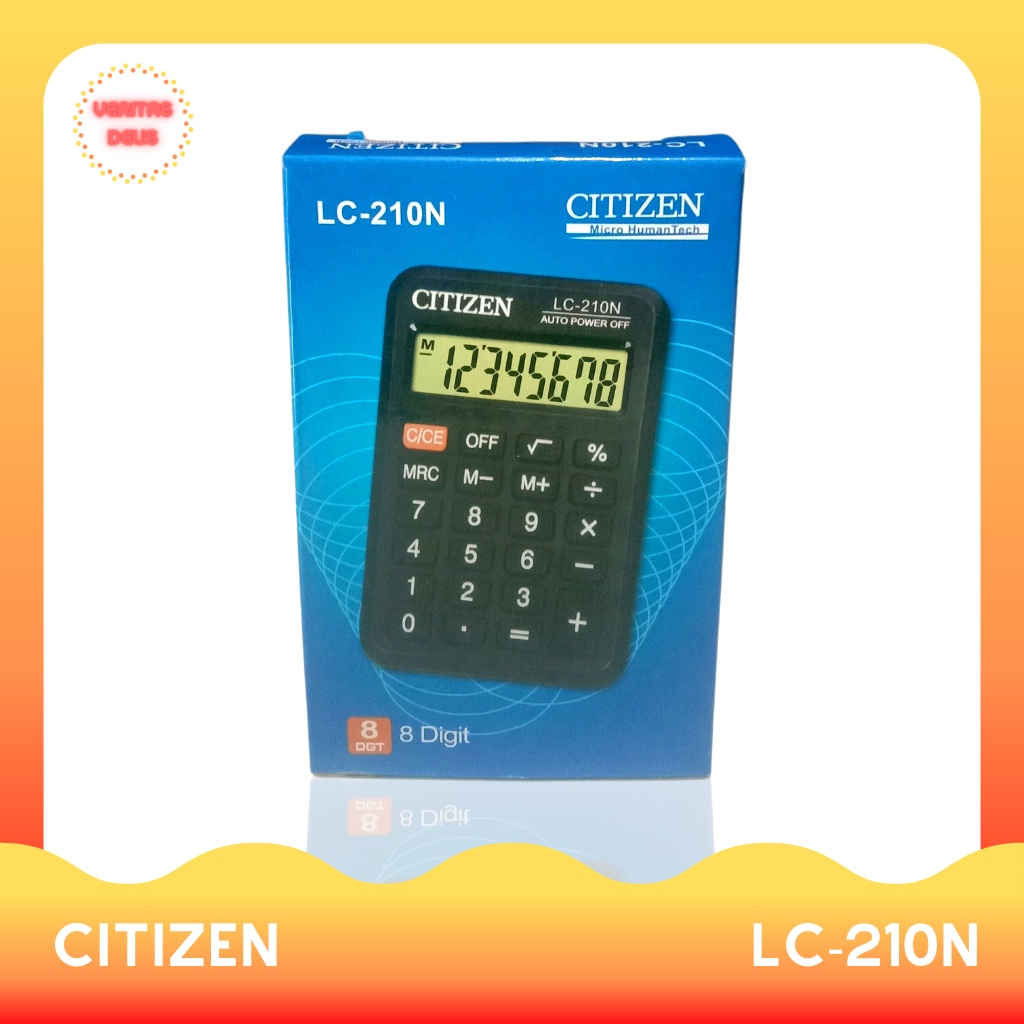 

Kalkulator Citizen LC-210N (Gratis 1 buah baterai cadangan)