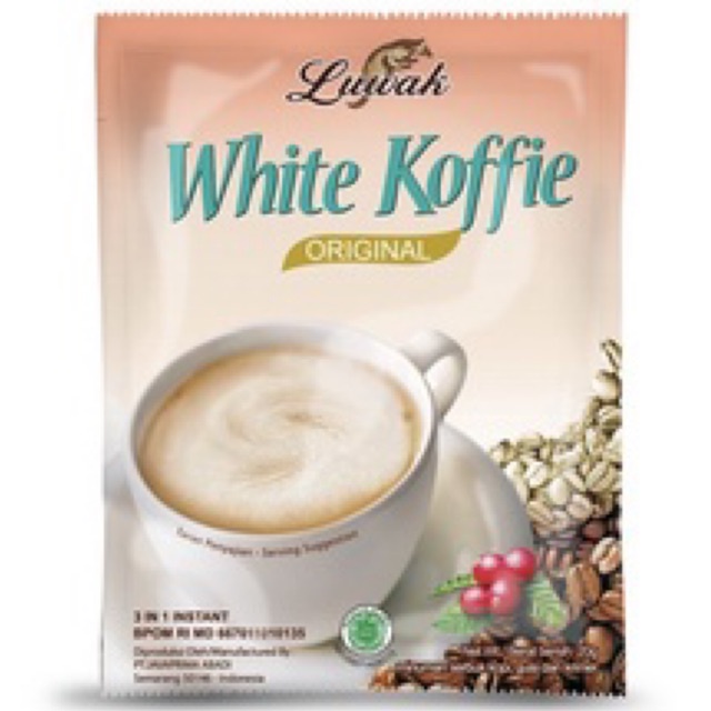 

Luwak white koffie sachet isi 10 sachet
