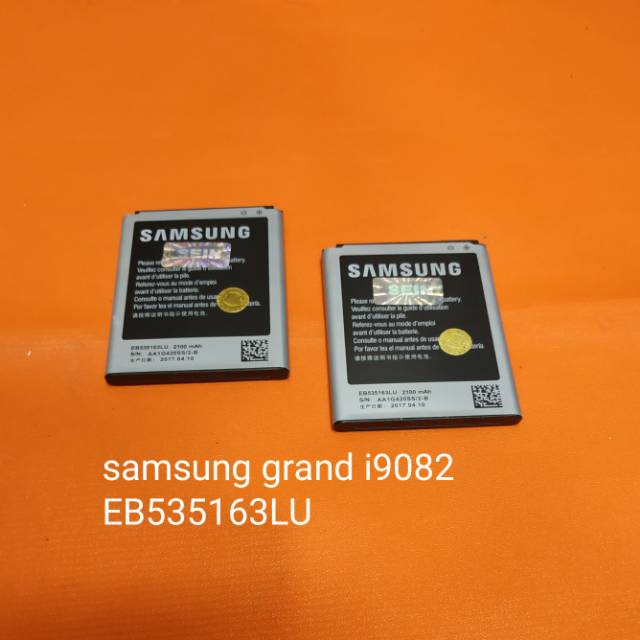 Baterai Samsung galaxy grand duos i9082 grand neo i9060 EB535163LU kuningan 3 battery batre baterei