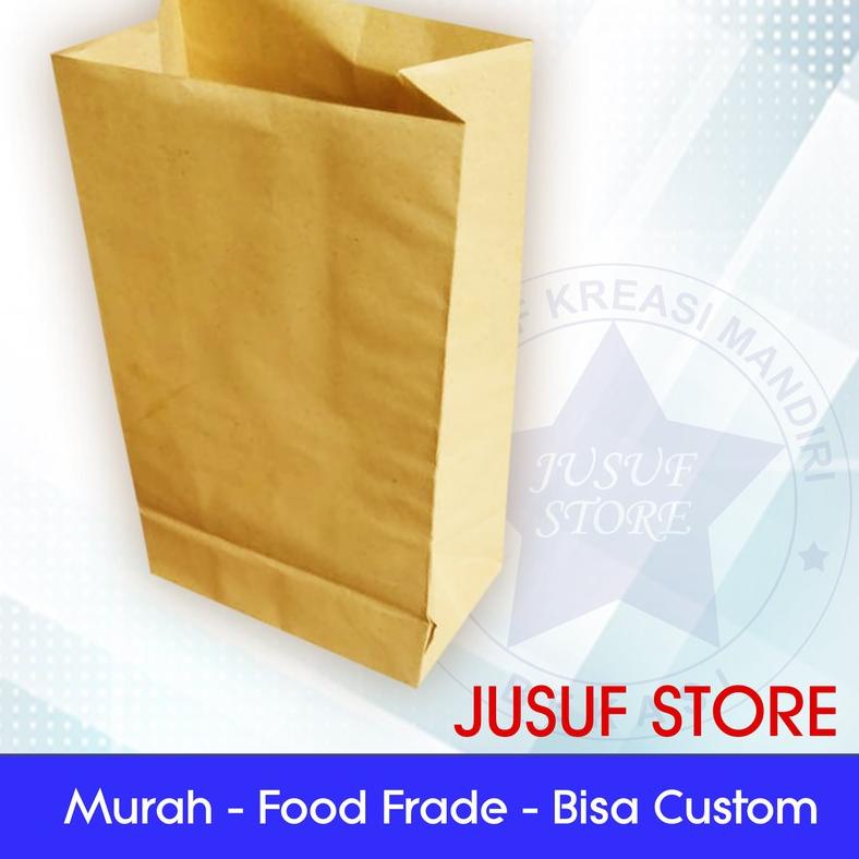 

☜ Kantong / paperbag Samson kraft uk. 25x13x8 cm @50pcs ➨