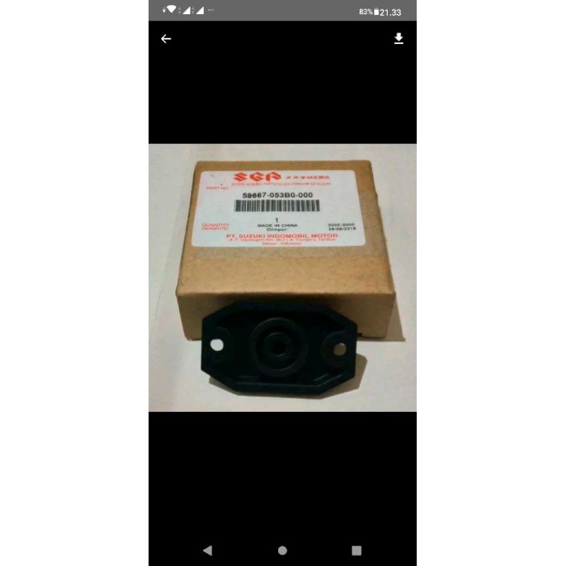 KARET TUTUP MASTER REM THUNDER 125 ORIGINAL SGP