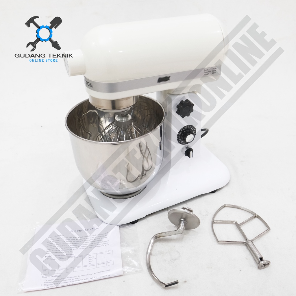 Mixer Carlton 7 Liter B7 / Mixer Adonan Kue Roti - Mesin Mixer Gilingan Adonan makanan