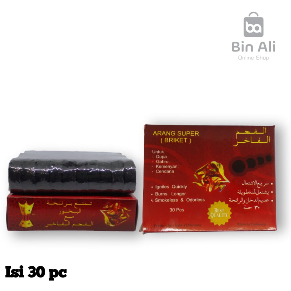 ARANG SUPER BRIKET (ISI 30 PC)