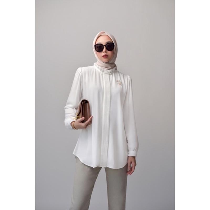 Blouse Wanita Jumbo/Atasan Wanita Jumbo/Atasan Wanita Bigsize/Baju Jumbo/Atasan Putih Jumbo/Blouse J