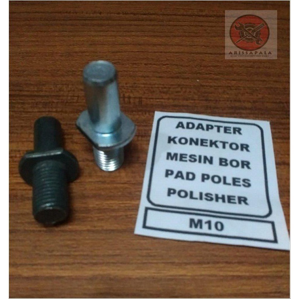 Baut M 10 Adapter konektor mesin bor drill Pad Poles Polisher M10