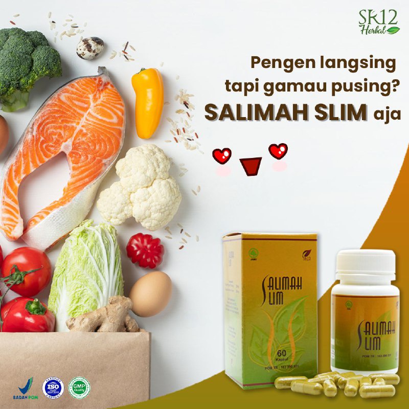 SALIMAH SLIM SR12 PELANGSING AMPUH ORIGINAL OBAT DIET | PENURUN BERAT BADAN HERBAL | ALAMI &amp; AMAN BPOM