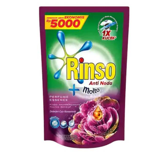 Rinso molto liquid deterjen cair 215ml