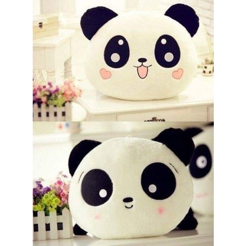 Boneka Bantal Panda / Boneka Bantal Kepala / Boneka Lucu / Boneka Imut / Boneka Murah / Boneka