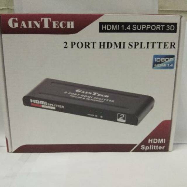 Gaintech HDMI Splitter 2Port 1-2