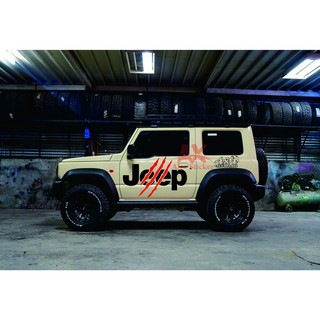 Jual stiker sticker mobil suzuki jimny wrengler rubicon cutting stiker