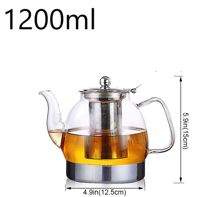 Teko Pitcher Teh Chinese Teapot Maker - TP-760 - Transparent