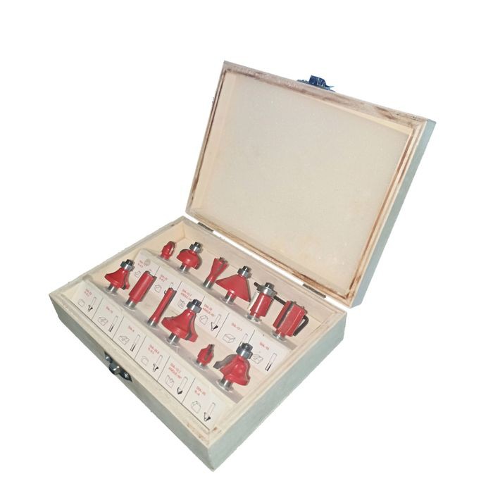 MATA PROPIL KAYU ROUTER BIT SET 12 PCS DOUBLE THUNDERS PISAU PROPIL KAYU