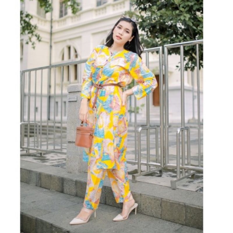 Set Long Tunik Rayon