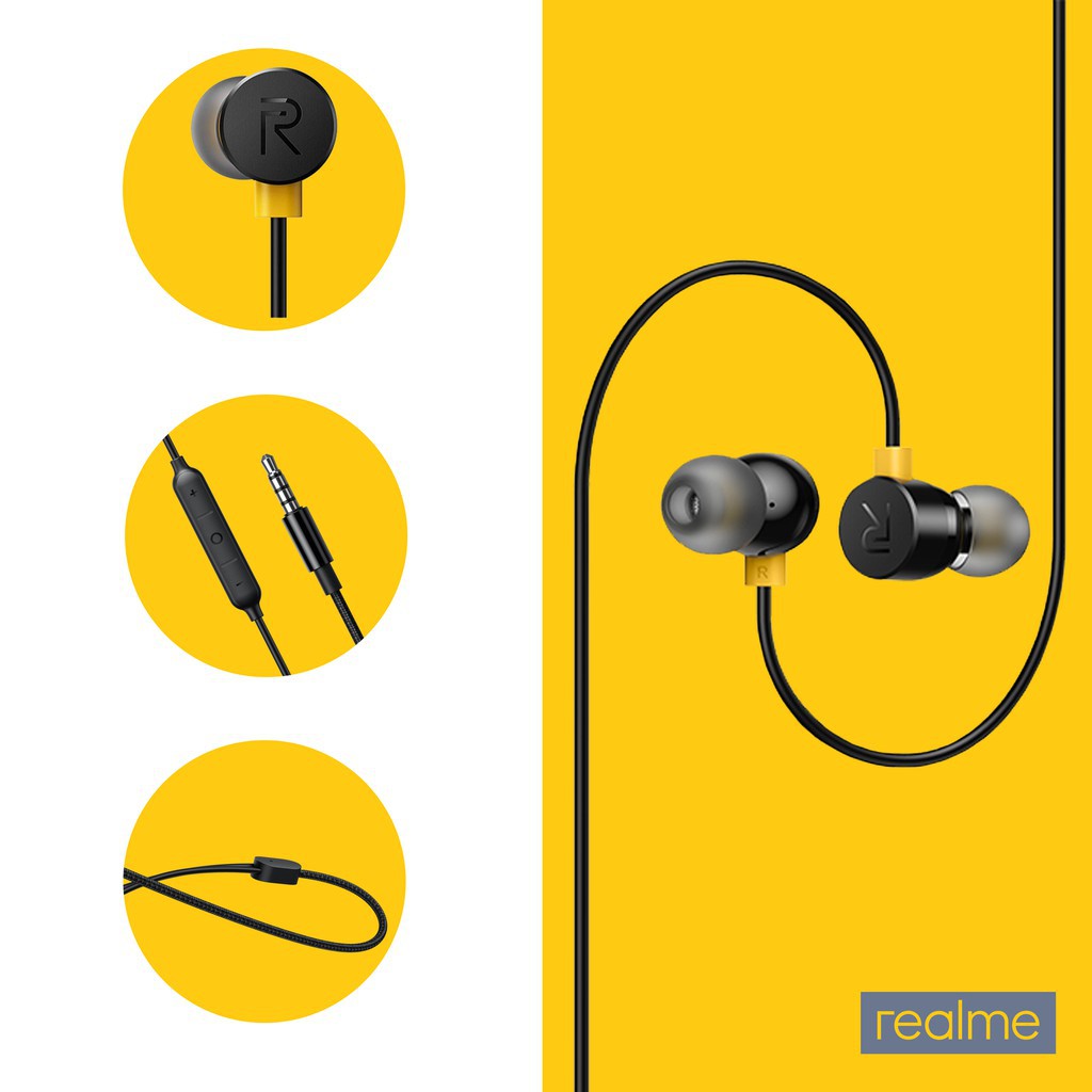 Headset Realme Buds Original 3.5mm Jack RMA101