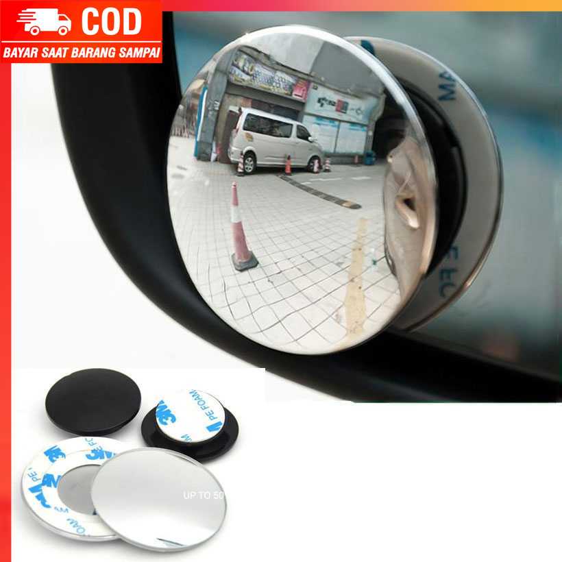 (100% BARANG ORI) Kaca Spion Cembung Wide Angle 2 PCS - XYJ0027