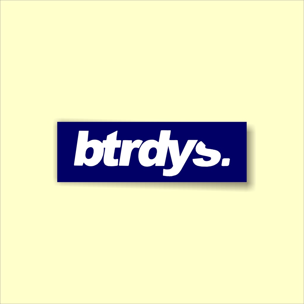 

stiker brand distro brtdys bahan graftac anti air