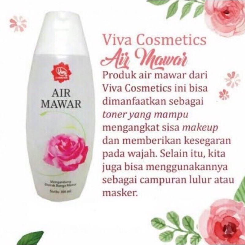 BPOM VIVA AIR MAWAR 100ml / VIVA AIR MAWAR ORI