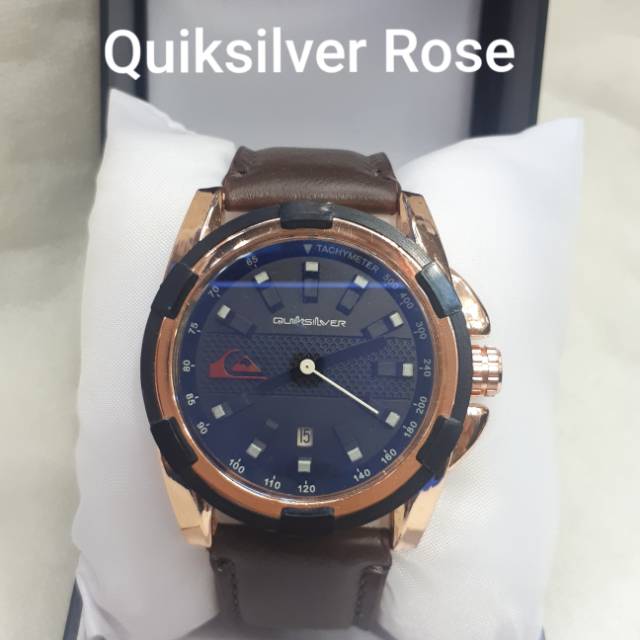 JAM TANGAN QUIKSILVER COWOK KULIT