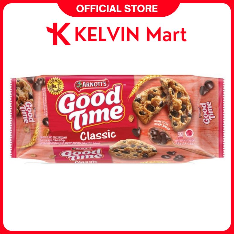 

Good Time Cookies Chocochips Chocolate Pck 72g | KELVIN Mart