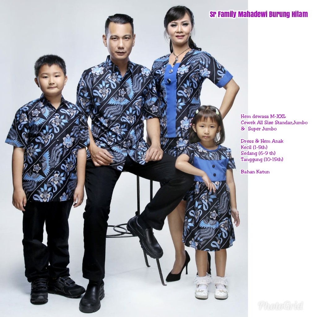 Aneka batik  SARIMBIT  FAMILY  MAHADEWI BURUNG HITAM batik  