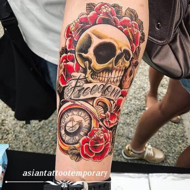 TATTO TEMPORARY Tengkorak ⚠️ORI