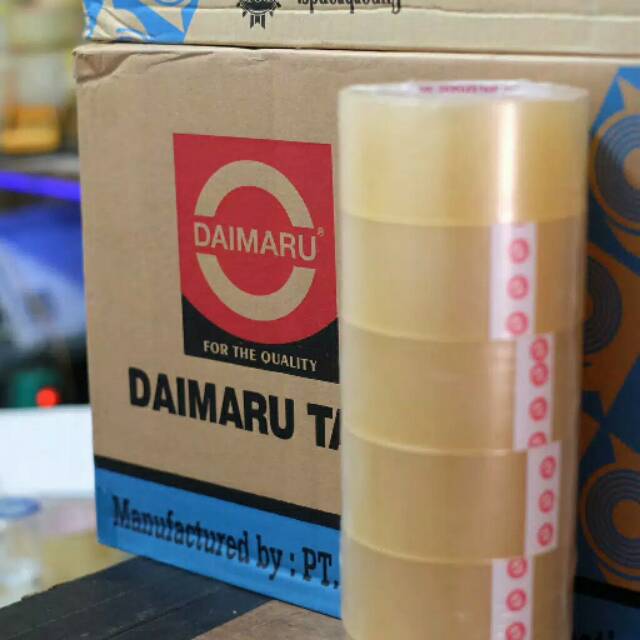 LAKBAN BENING DAIMARU ORIGINAL 48mm x 90yard ISOLASI 2&quot;