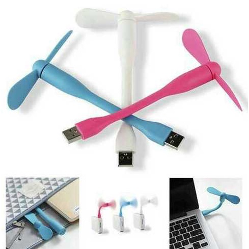 Kipas Usb Flexibel / Kipas USB Mini 2 Baling / Kipas Laptop Xiaomi Portable Fan USB