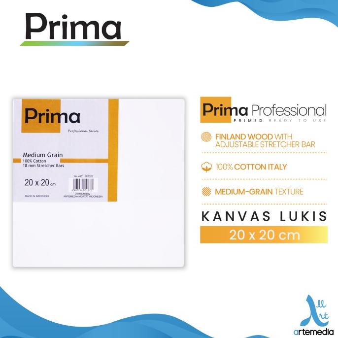 

Kanvas Lukis Prima Professional 20x20cm Cotton Canvas