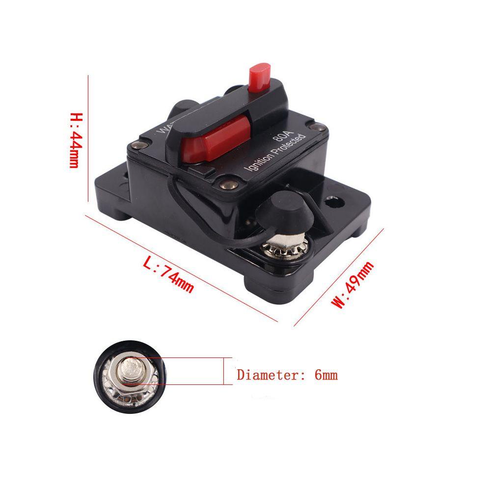 Top Car Circuit Breaker Boat 30-200 Amp DC Safety Seat Pelindung Sirkuit