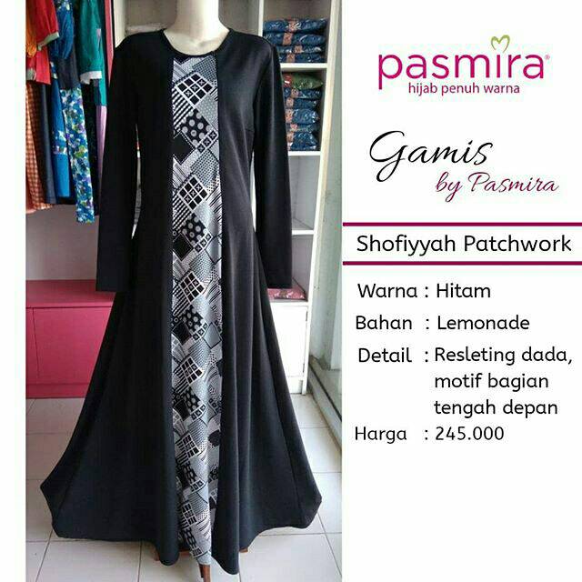 Gamis Pasmira  Shofiyyah Patchwork Pasmira
