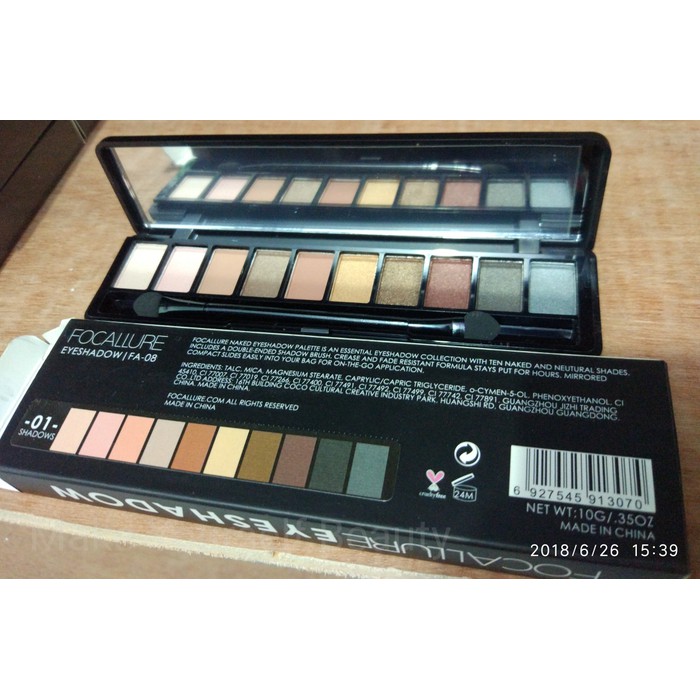 Focallure eyeshadow 10color FA-08
