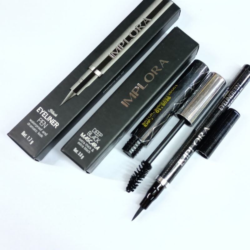 implora Eyeliner Dan Mascara Waterprof Pen Black