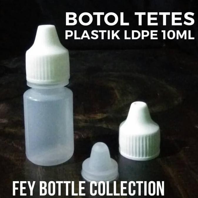 BOTOL TETES PLASTIK 10ML, BOTOL PLASTIK 10 ML